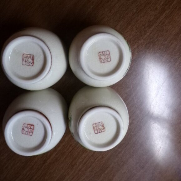 Vintage 1940s OMC Japan Tea Set | Autumn Fall Tea Set - Picture 15 of 16